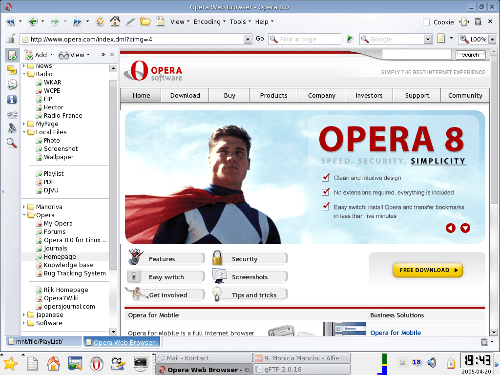       Opera 33.0.1990.137,