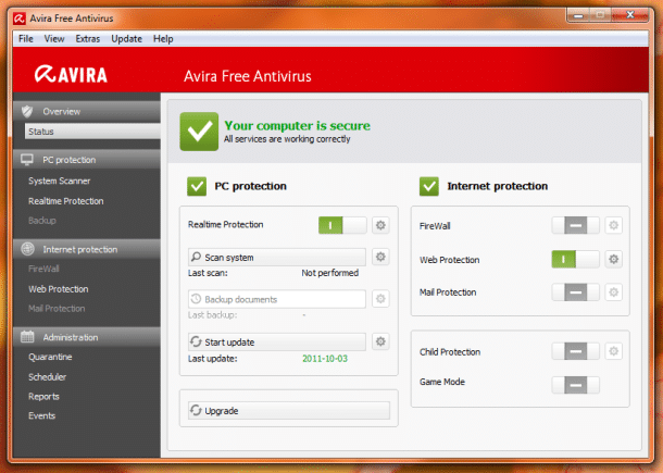      Avira Free Antivirus 15.0.11.579 ,