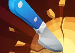 لعبة رمي السكاكين  Hitty Knife للآيفون