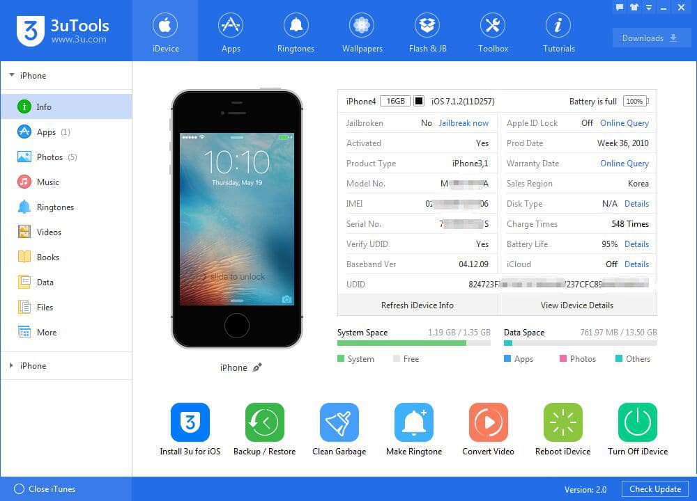 تحميل برنامج 3utools اخر اصدار