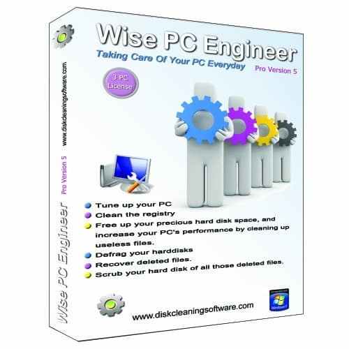 برنامج إصلاح الأخطاء وصيانة الجهاز وتحسين أداء الويندوز Portable Wise PC Engineer