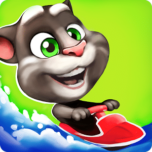 لعبه القط توم المتكلم سائق الموتوسيكل المائى للاندرويد  Talking Tom Jetski