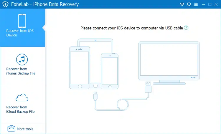 برنامج Aiseesoft Fonelab iPhone Data Recovery استرجاع الصور المحذوفة من الايفون عن طريق الايتونز