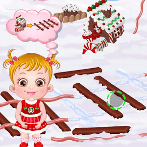 Baby Hazel Gingerbread House 4 