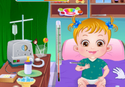 لعبة بيبي هازل عند الطبيب Baby Hazel Goes Sick