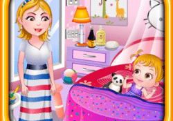 لعبة بيبي هازل مصابة في الساق Baby Hazel Leg Injury