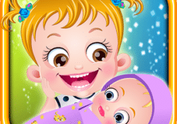 لعبة بيبى هازل وتطعيم الطفل الرضيع Baby Hazel Newborn Vaccination