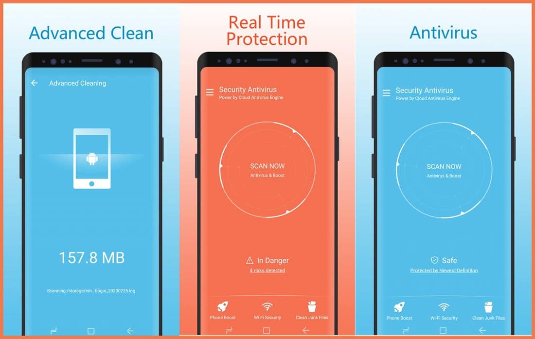 أفضل برامج الحماية من الفيروسات CM Security Antivirus – Max Cleane