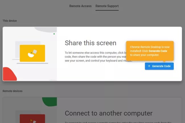 Chrome Remote Desktop