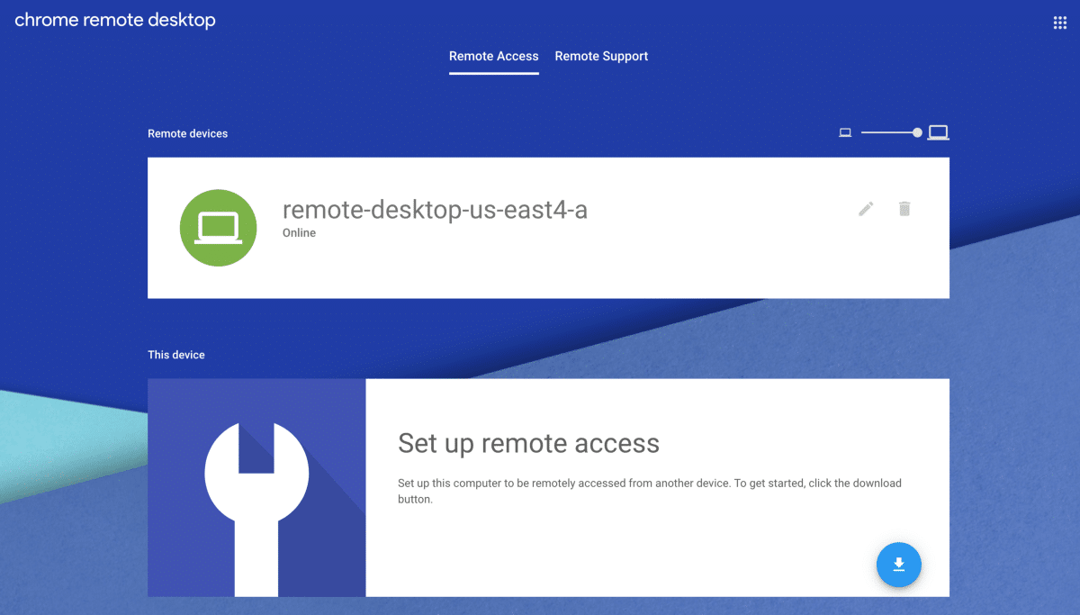 Chrome Remote Desktop