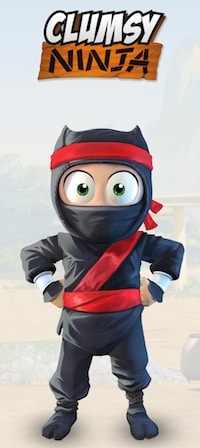 لعبة النينجا والقتال Clumsy Ninja