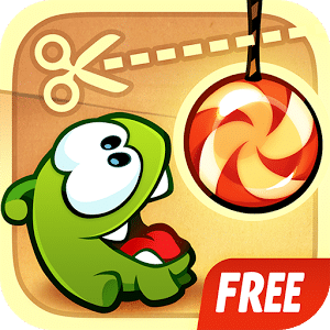 لعبة توصيل الحلوى وقطع الحبل Cut the Rope