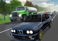 لعبة سباق السيارات فى الطريق الصحرواى Traffic Racer Pro للأندرويد