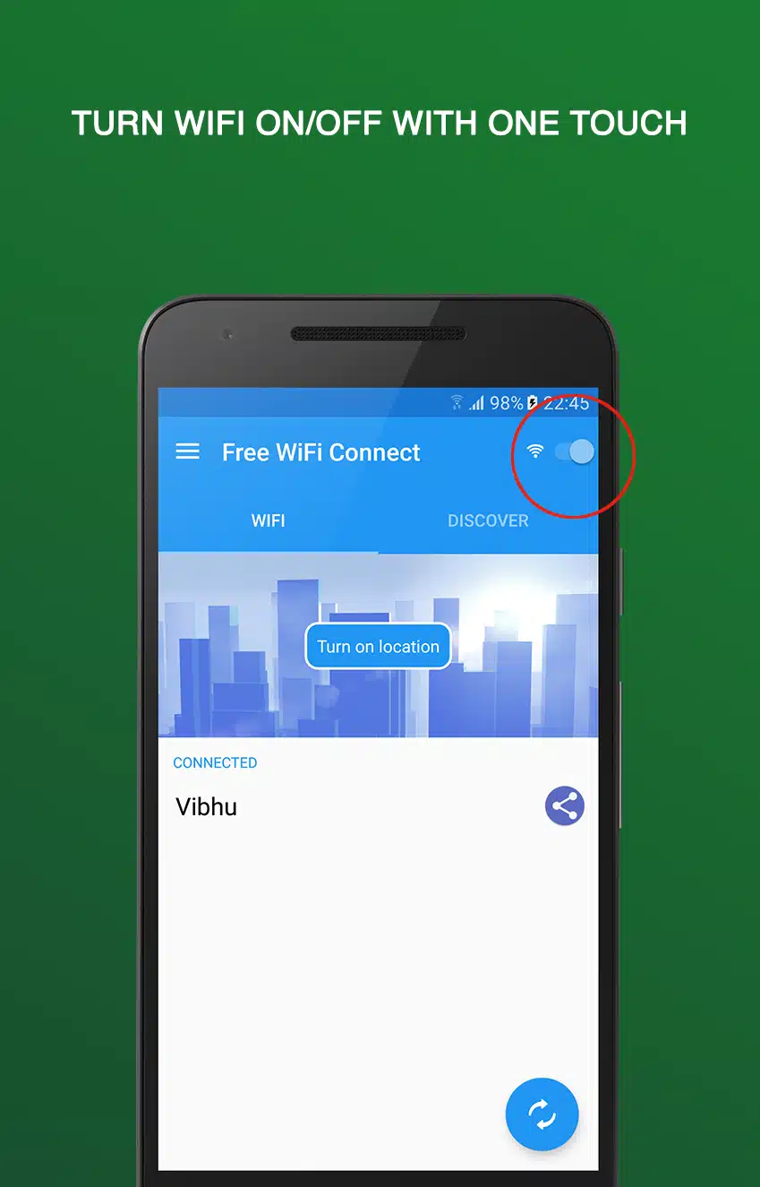 برنامج الدخول للشبكات المجانية Free WiFi Connect