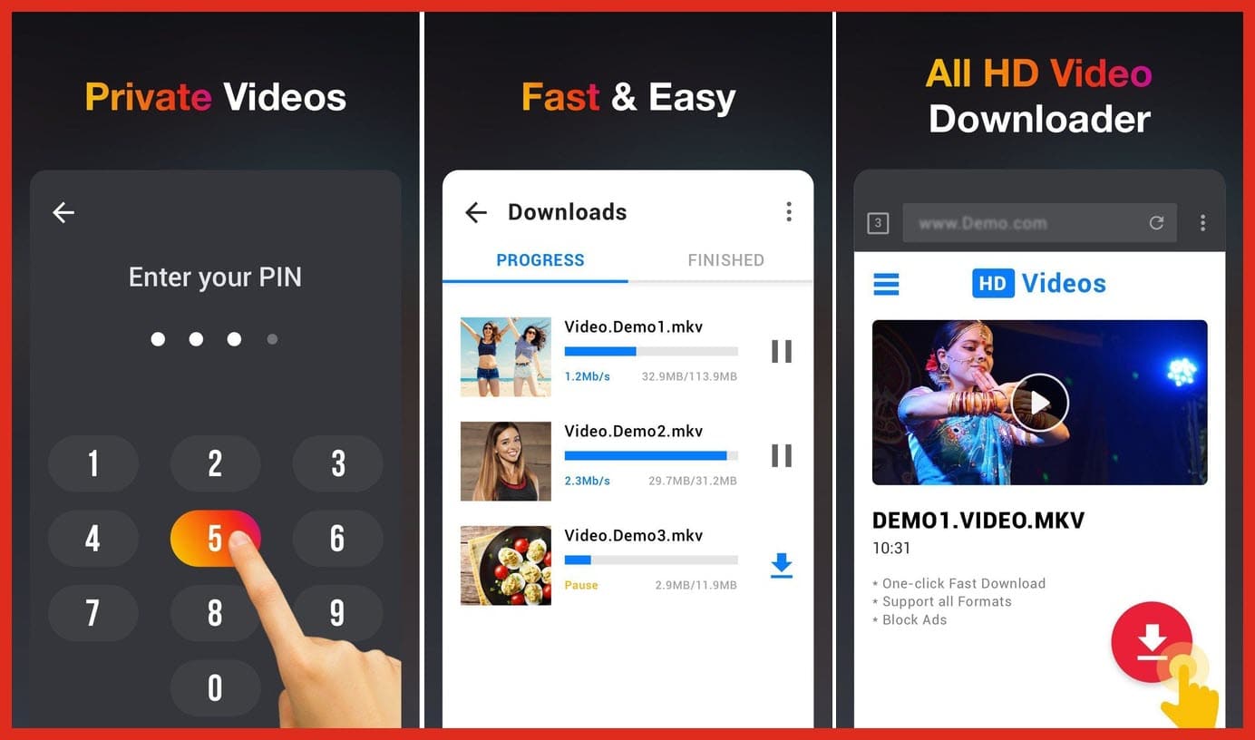 تحميل برنامج HD Video Downloader App برنامج تحميل فيديو يوتيوب لاجهزة اندرويد