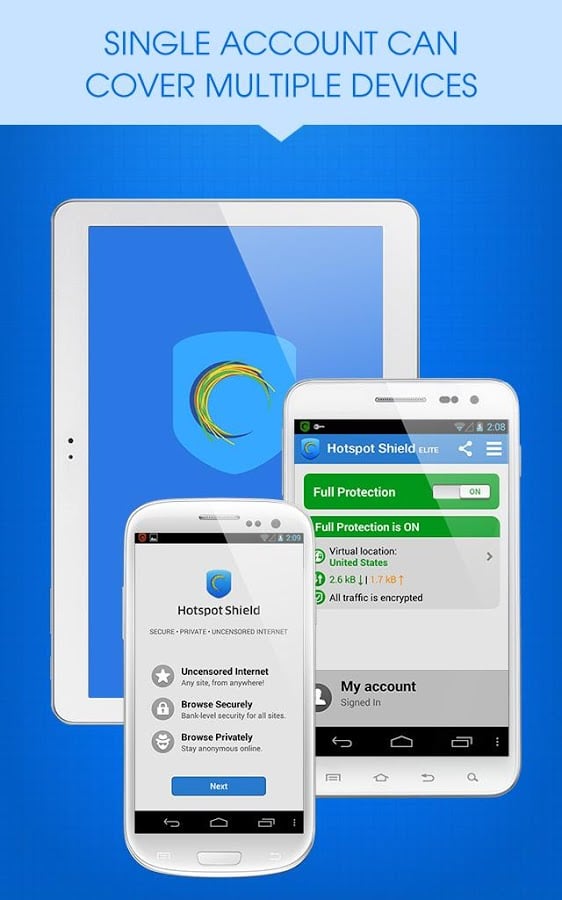 تنزيل برنامج هوت سبوت شيلد للاندرويد Hotspot Shield VPN for Android