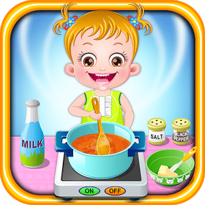 لعبة بيبى هازل والطبخ  Baby Hazel Kitchen Time