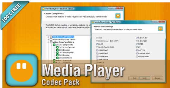 حزمة الترميز والكوديك الخاصة بميديا بلاير Media Player Codec Pack