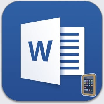 Microsoft Word تطبيق مايكروسوفت وورد للايباد iPad