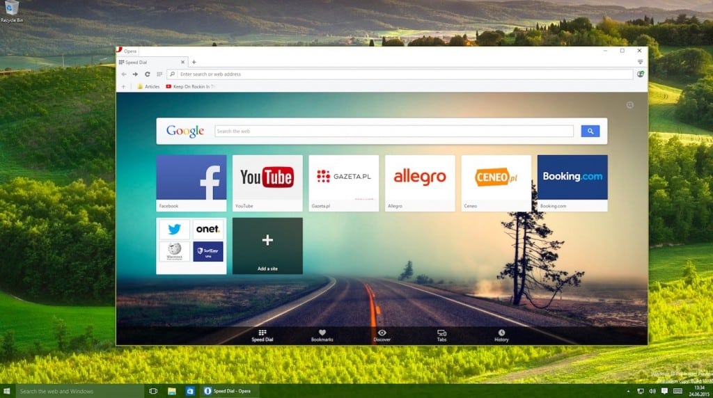 Opera browser for windows