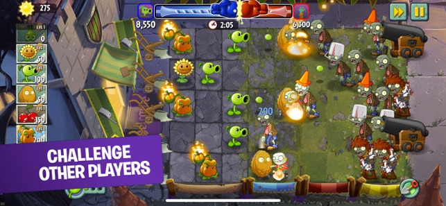 لعبة النباتات تقاتل الزومبي للايفون Plants vs Zombies 2 For iPhone