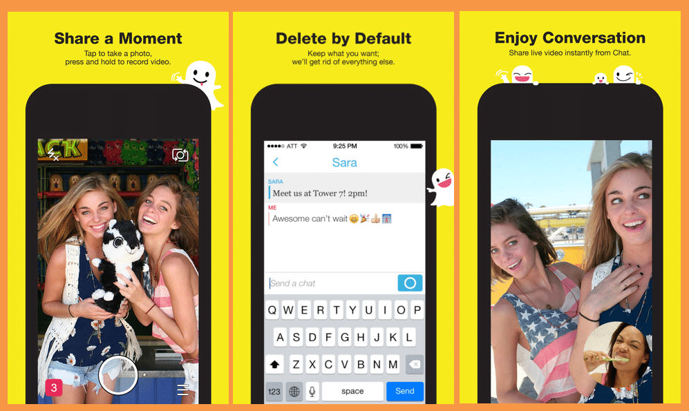 شرح تطبيق سناب شات صور وفيديو snapchat (شرح برنامج سناب شات شامل)