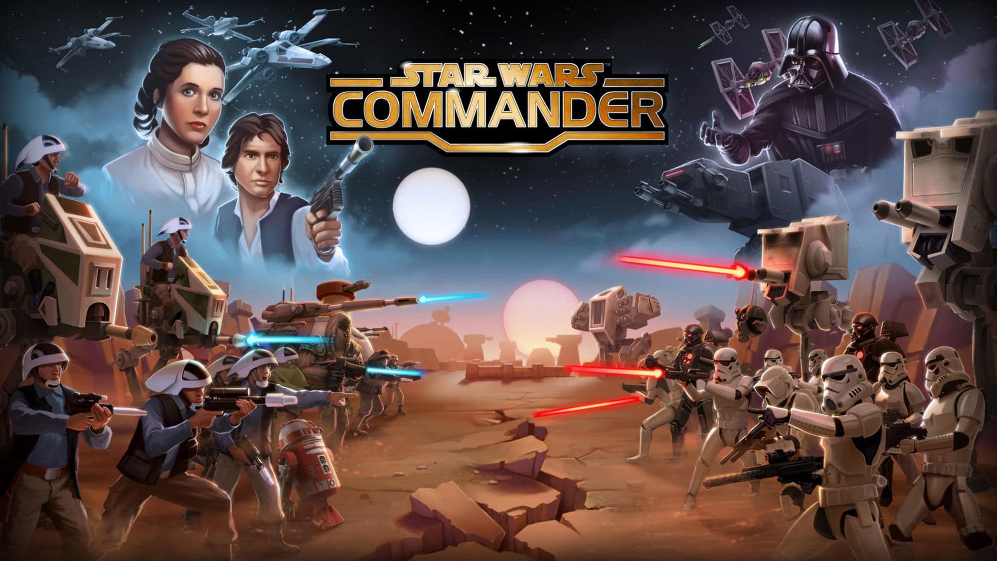اللعبة الشهيرة حرب النجوم Star Wars: Commander