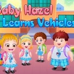 لعبة بيبى هازل وتعلم قيادة المركبات Baby Hazel Learns Vehicles