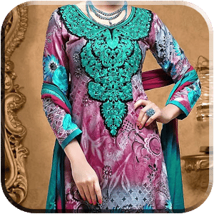 تطبيق تركيب الوجوه على ازياء سلوار كاميز الهندية البنجابية الباكستانية للاندرويد  Women Salwar Kameez Suit