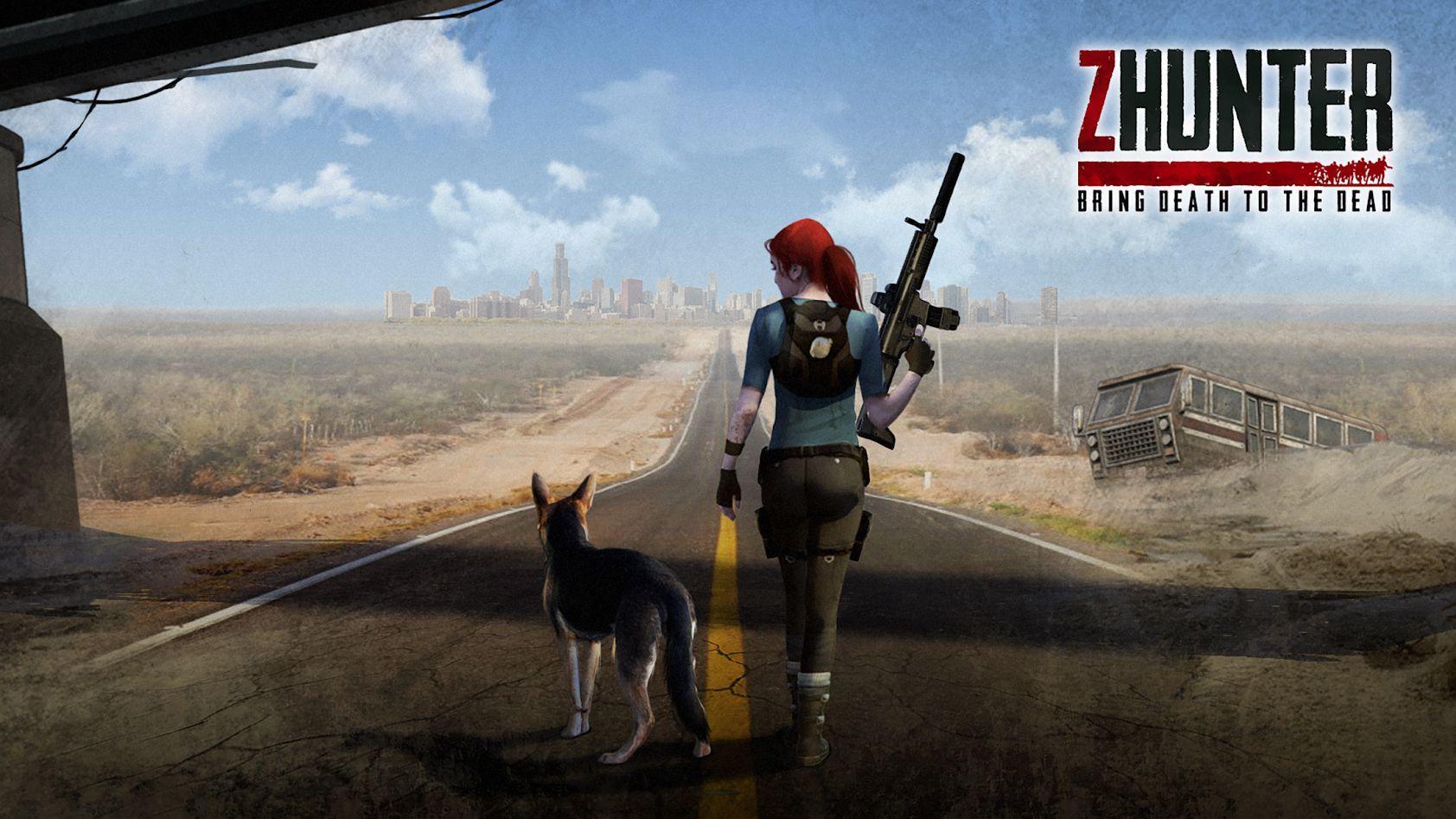 لعبة فتاة قنص الزومبي للاندرويد Zombie Hunter: Killing Games