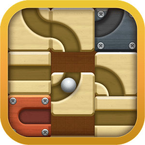 لعبة لف الكره : لغز القطع   Roll the Ball: slide puzzle