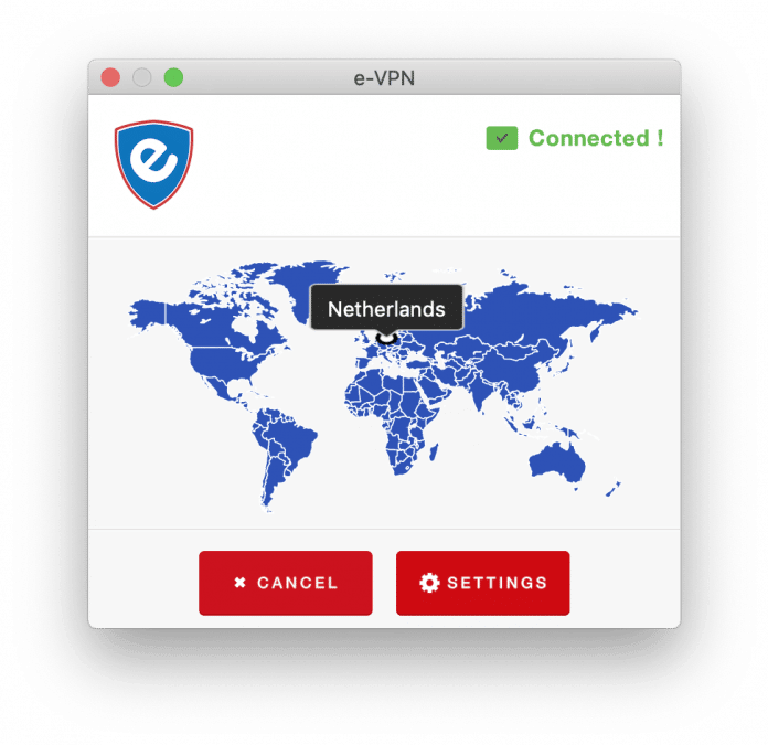 تطبيق e-VPN فتح المواقع المحجوبة للجوال سامسونج مجانا
