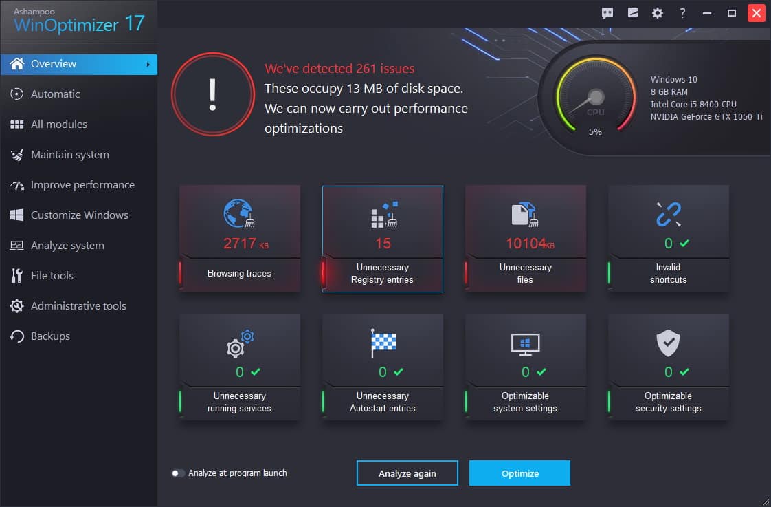 ashampoo winoptimizer 17 download ashampoo winoptimizer 17 download