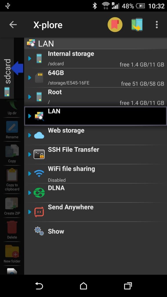 file manager xplore