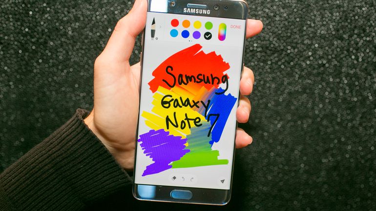 ​Samsung Galaxy Note 7 كشف النقاب رسميا عن هاتف جالاكسي نوت 7 بشاشة منحنية وقاريء لقزحية العين