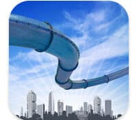 لعبة الزلاجة المائية المرعبة Waterslide Extreme