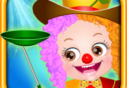 لعبة بيبى هازل ولبس زى المهرج Baby Hazel Annual Day