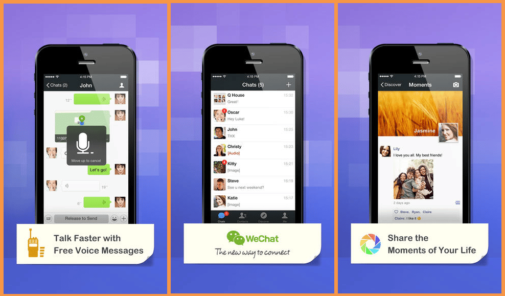 تطبيق وي شات للايفون WeChat for iPhone