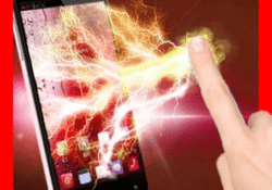تطبيق شاشة الصاعقة الكهربائية Electric Shock Screen Prank