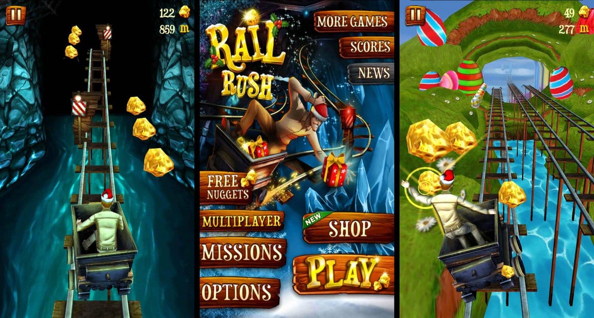 تحميل لعبة ريل رش Rail Rush آخر نسخة مجانا للاندرويد 2022