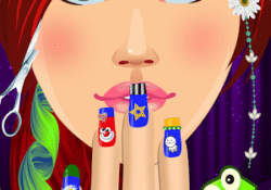Nail & Hair Salon لعبة صالون مانيكير وقص شعر ( افضل العاب بنات اندرويد )