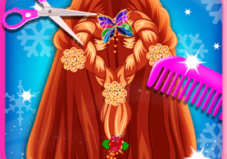 Hair Do Design – Girls Game لعبة قص شعر وتنظيف البشرة للاندرويد
