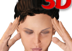 تطبيق كيفية علاج الوجه بالإبر الصينية لبشرة متألقة للاندرويد 3D Face Acupressure